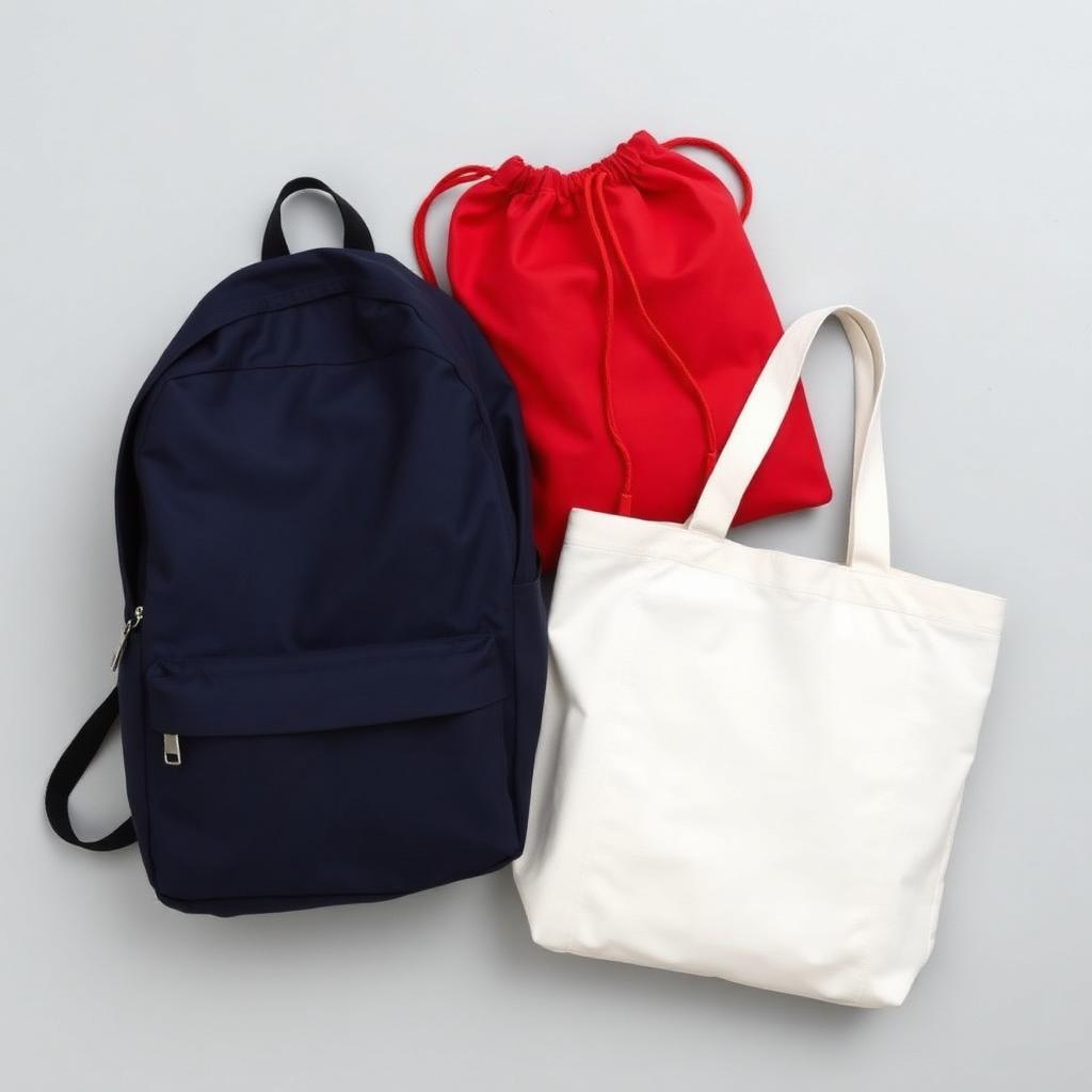 Structured Daypack shown as a blank product ready for club customization